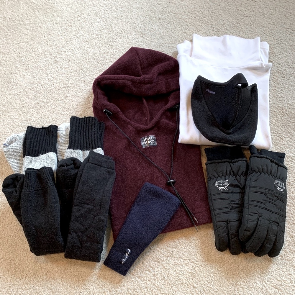 Ski Clothing Accessory Bundle